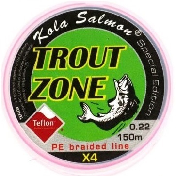 Trout Zone Edition Hybrid X4 PE 150m Pink